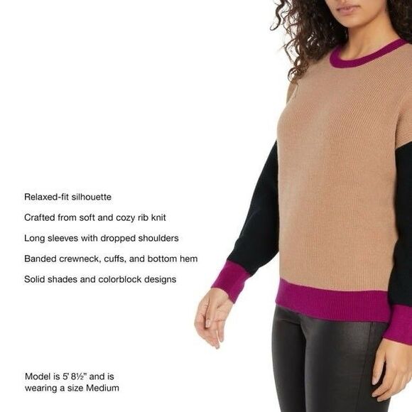 NWT EXPRESS Womens Small Relaxed Sweater Soft Cozy Sweater - Picture 4 of 8